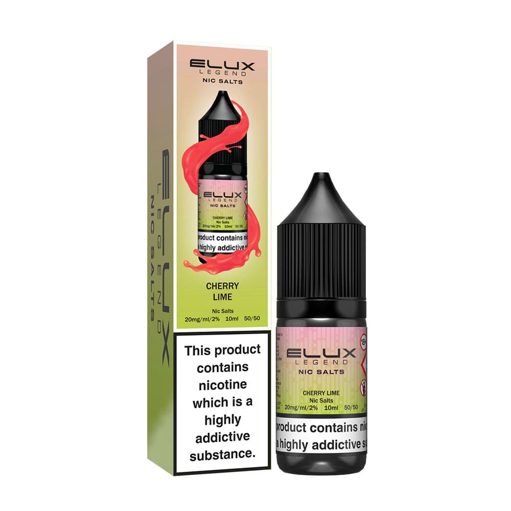 Cherry Lime Elux Legend 10ml Nic Salt E Liquid