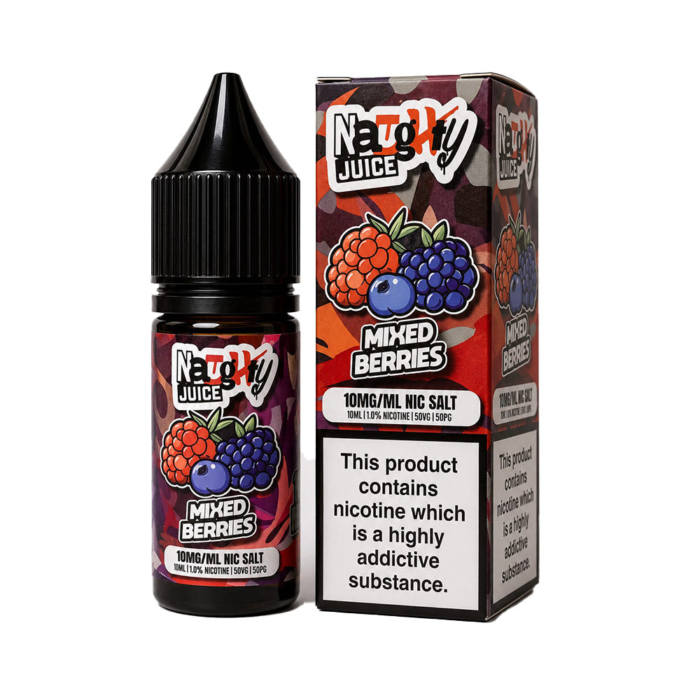 Mixed Berries Naughty Juice 10ml Nic Salt E Liquid