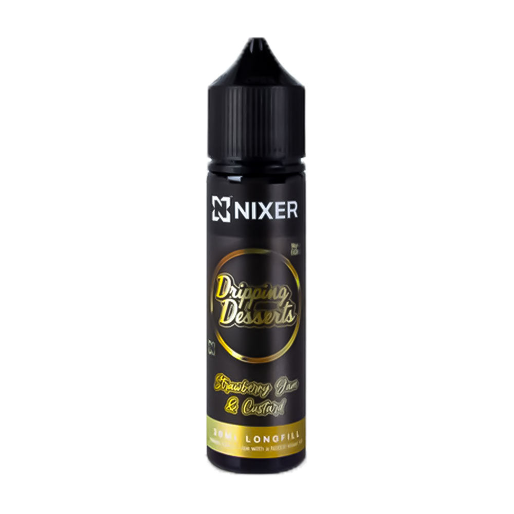 Strawberry Jam & Custard Nixer x Dripping Desserts 60ml Longfill Concentrate Eliquid