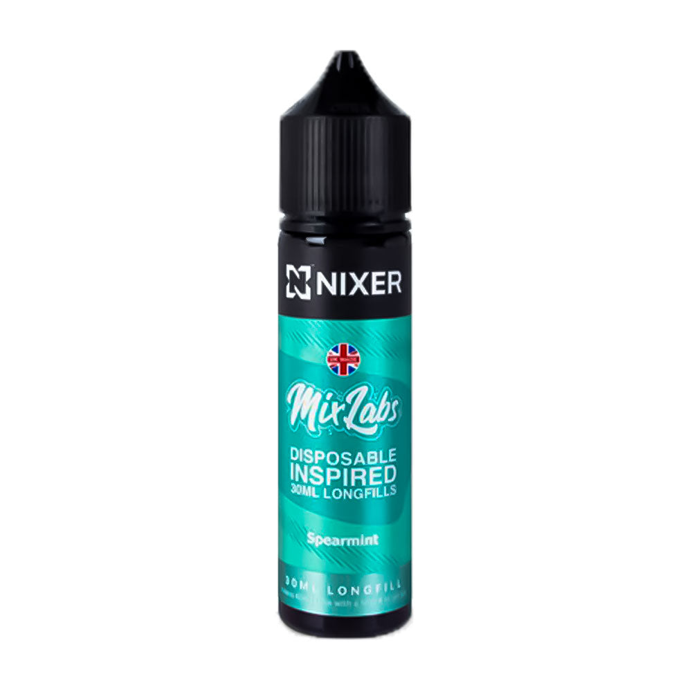 Spearmint Nixer x Mix Labs 60ml Longfill Concentrate Eliquid