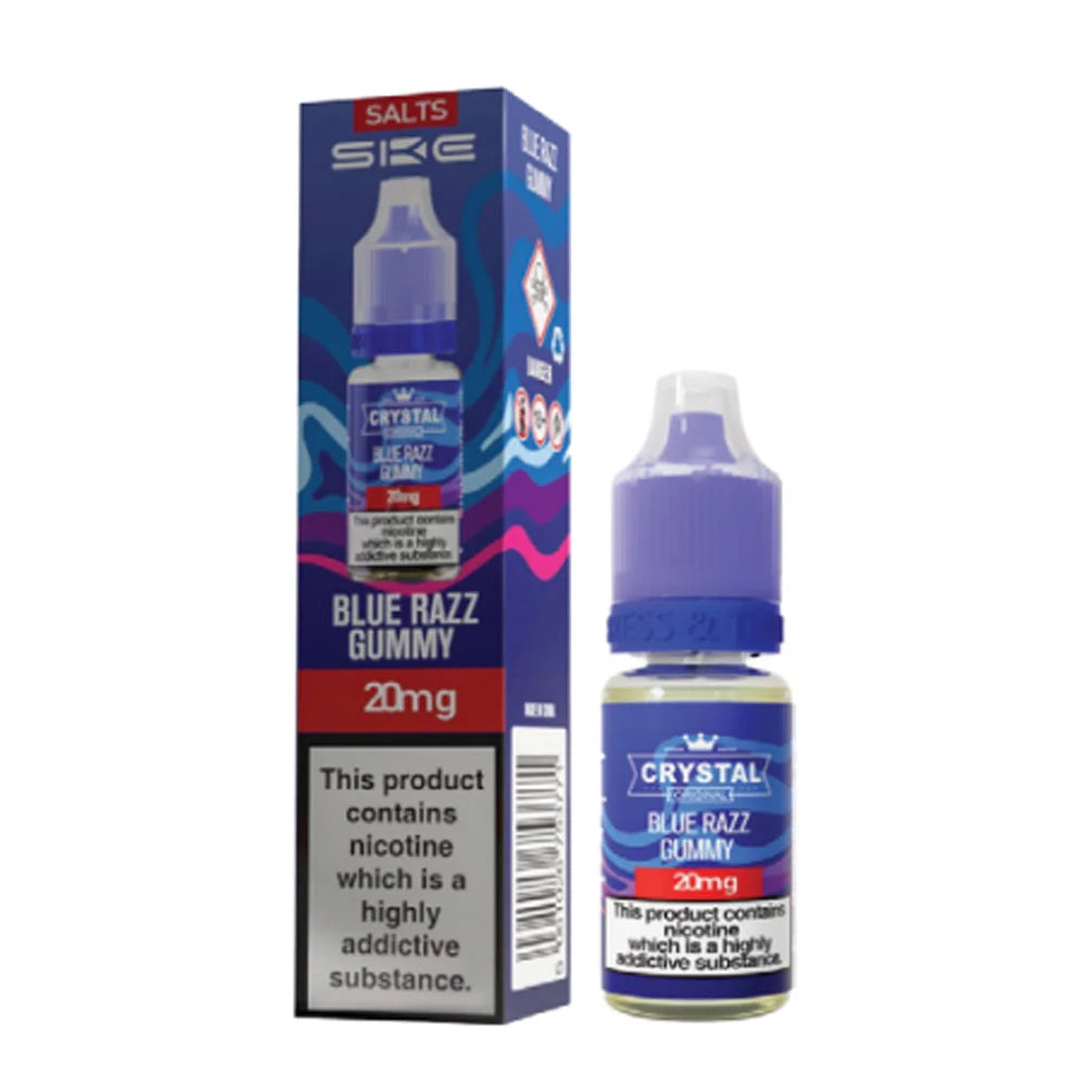Blue Razz Gummy SKE Crystal Original 10ml Nic Salt E Liquid