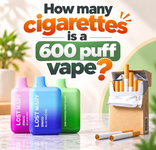 How Many Cigarettes Is a 600 Puff Vape?