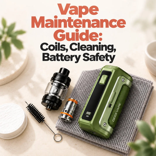 Vape Maintenance Guide: Coils, Cleaning and Battery Safety