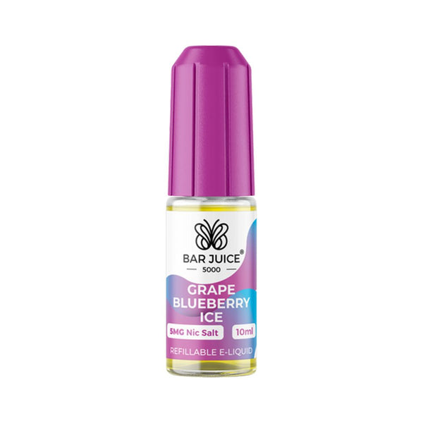 Grape Blueberry Ice Bar Juice 5000 10ml Nic Salt E liquid