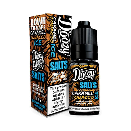 Caramel Tobacco Ice Doozy Vape Co 10ml Nic Salt E Liquid