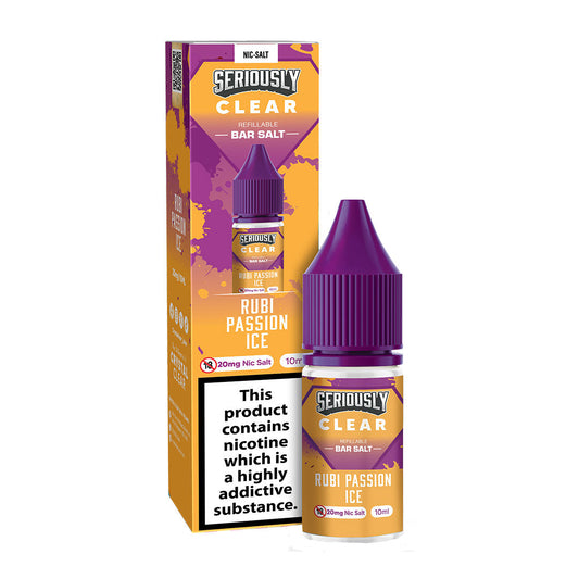 Rubi Passion Ice Doozy Seriously Crystal Clear 10ml Nic Salts E Liquid