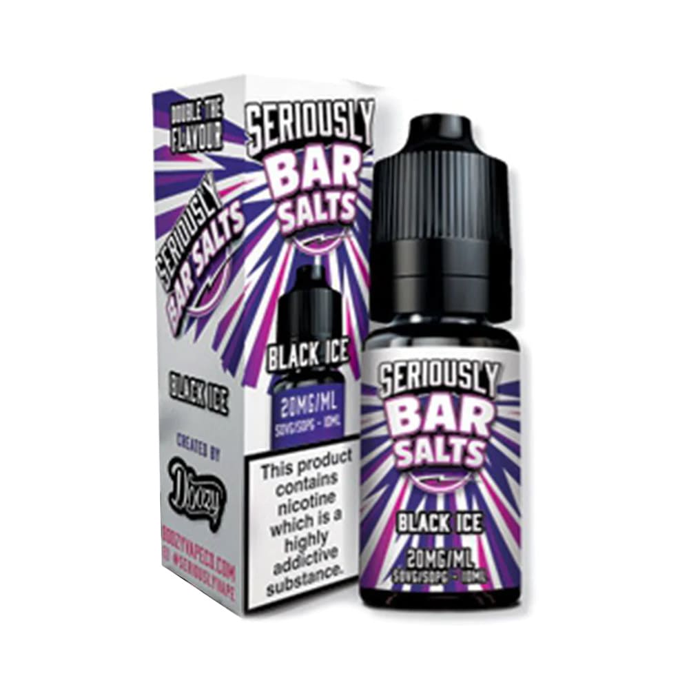 Black Ice Doozy Vape Seriously Bar 10ml Nic Salt E Liquid