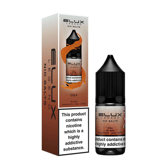 Cola Elux Legend 10ml Nic Salt E Liquid