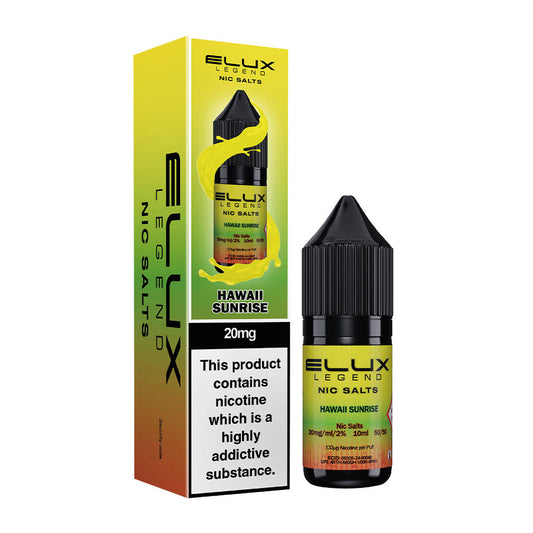 Hawaii Sunrise Elux Legend 10ml Nic Salt E Liquid