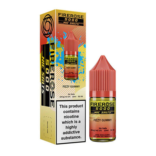Fizzy Gummy Firerose 5000 10ml Nic Salt E Liquid