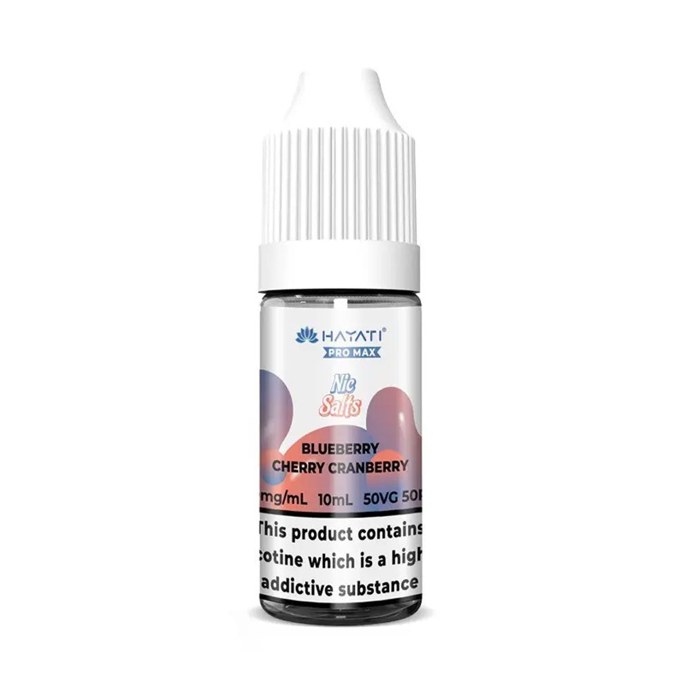 Blueberry Cherry Cranberry Hayati Pro Max 10ml Nic Salt E Liquid