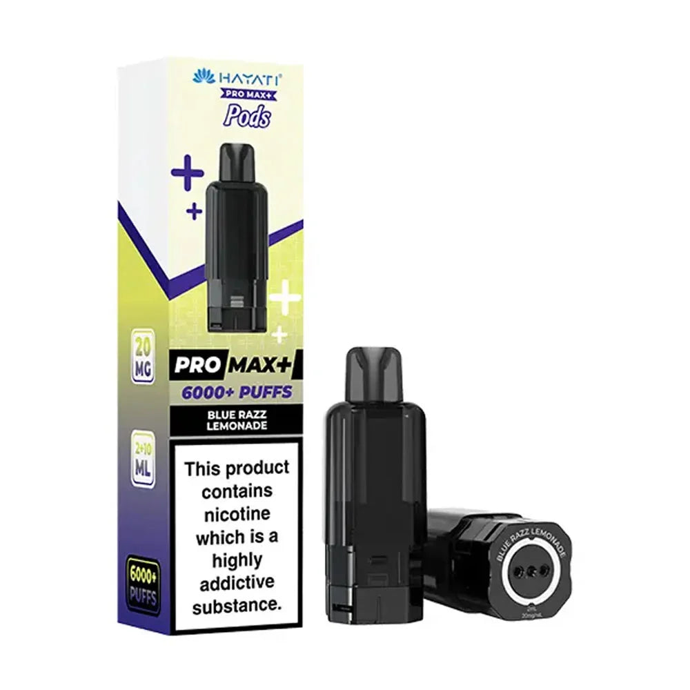 Hayati Pro Max Plus 6K Prefilled Pods - Blue Razz Lemonade