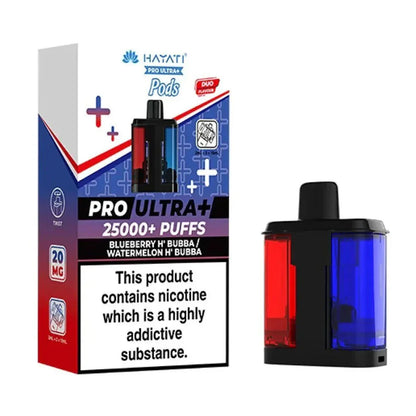 Hayati Pro Ultra Plus Prefilled Pods - Blueberry H' Bubba / Watermelon H' Bubba