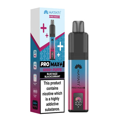 Hayati Pro Max Plus 6000 Puffs with different flavours