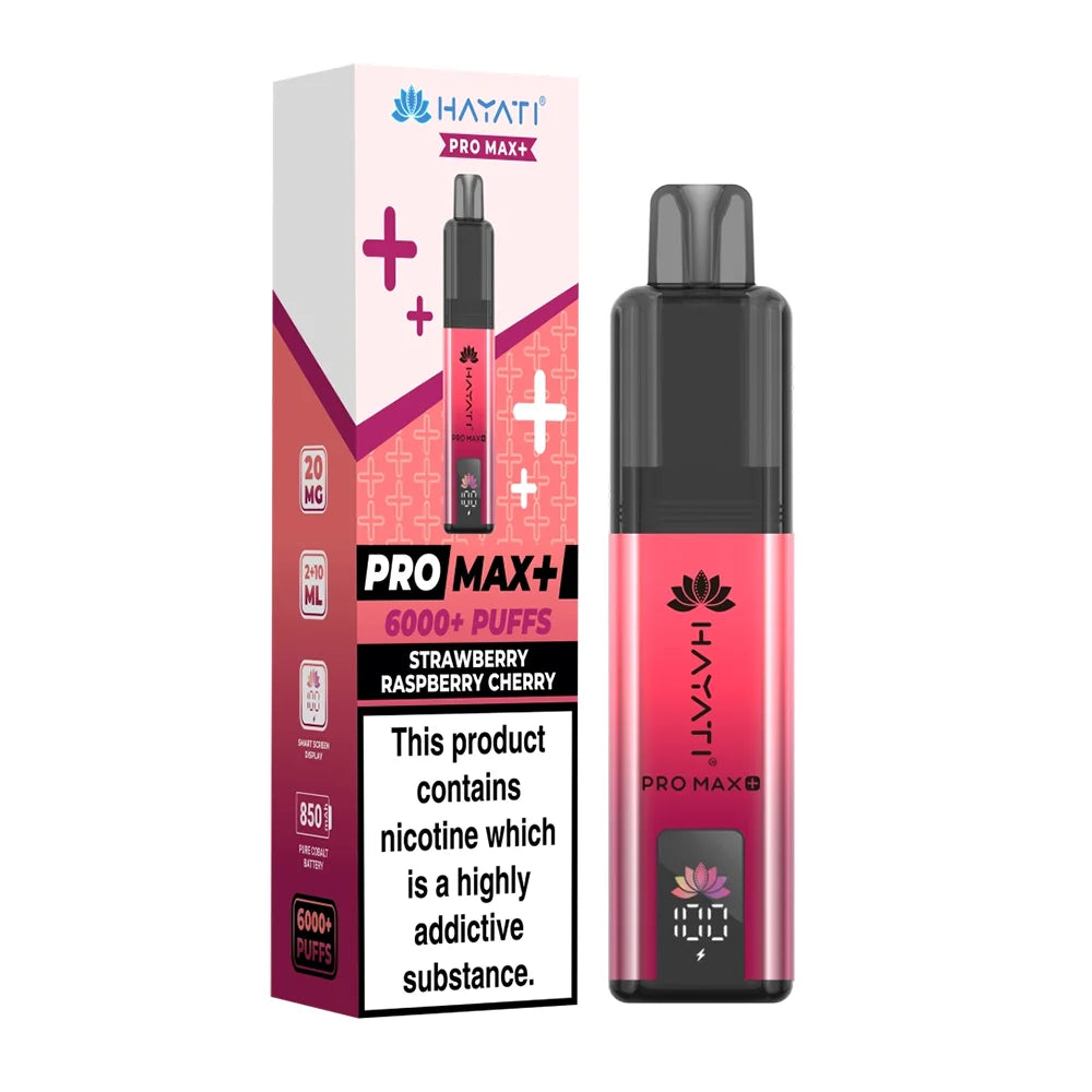 Hayati Pro Max Plus 6000 Puffs with different flavours