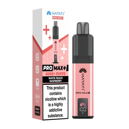Hayati Pro Max Plus 6000 Puffs with different flavours