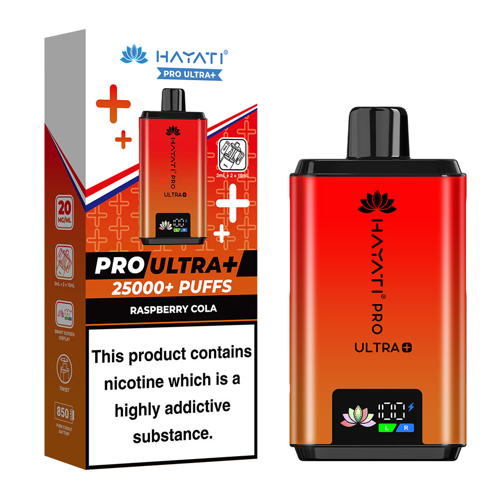 Hayati Pro Ultra+ 25K Prefilled Vape Kit - Raspberry Cola