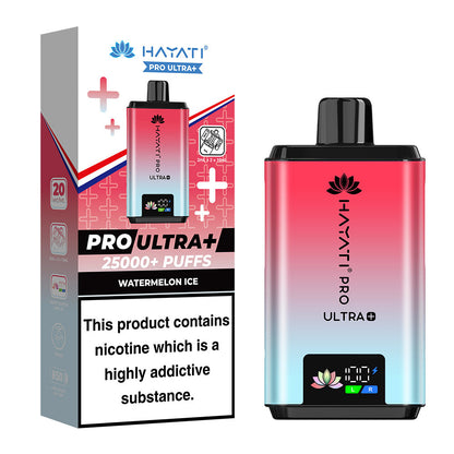 Hayati Pro Ultra+ 25K Prefilled Vape Kit - Watermelon Ice
