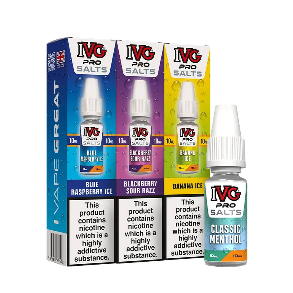Blue Raspberry Ice IVG Pro Salts 10ml Nic Salt E Liquid