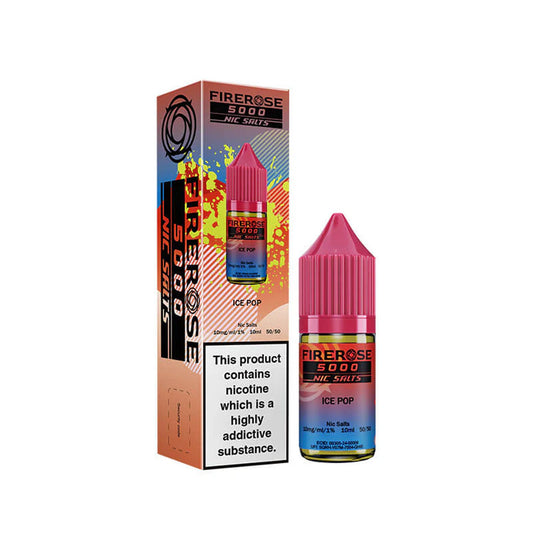 Ice Pop Firerose 5000 10ml Nic Salt E Liquid