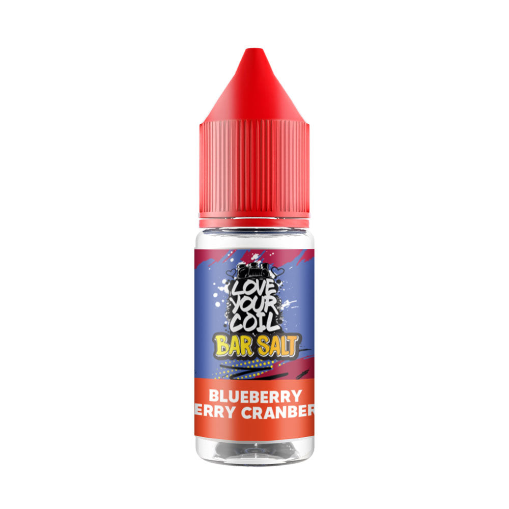 Blueberry Cherry Cranberry Love Your Coil Bar Salt 10ml Nic Salt