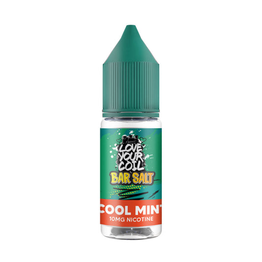 Cool Mint Love Your Coil Bar Salt 10ml Nic Salt E Liquid