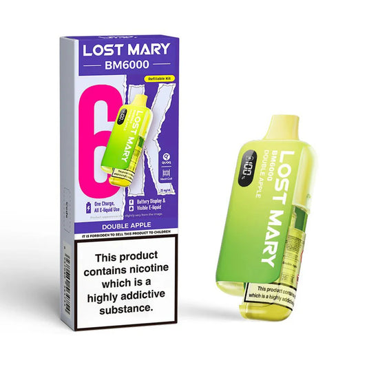 Lost Mary BM6000 Refillable Pod Kit - Double Apple