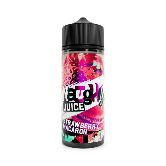 Strawberry Macaron Naughty Juice 100ml Shortfill Eliquid