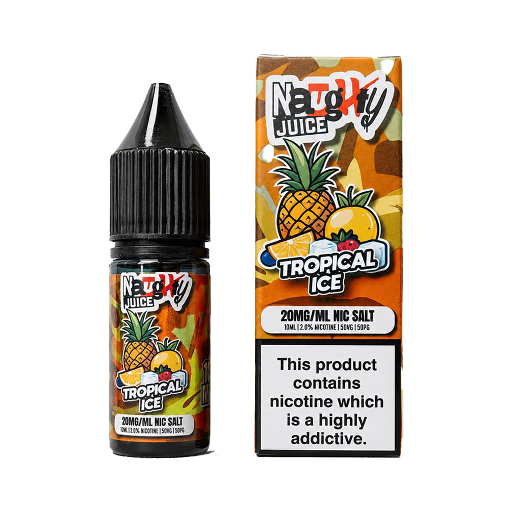 Tropical Ice Naughty Juice 10ml Nic Salt E Liquid