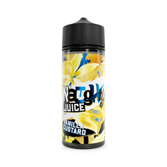 Vanilla Custard Naughty Juice 100ml Shortfill Eliquid