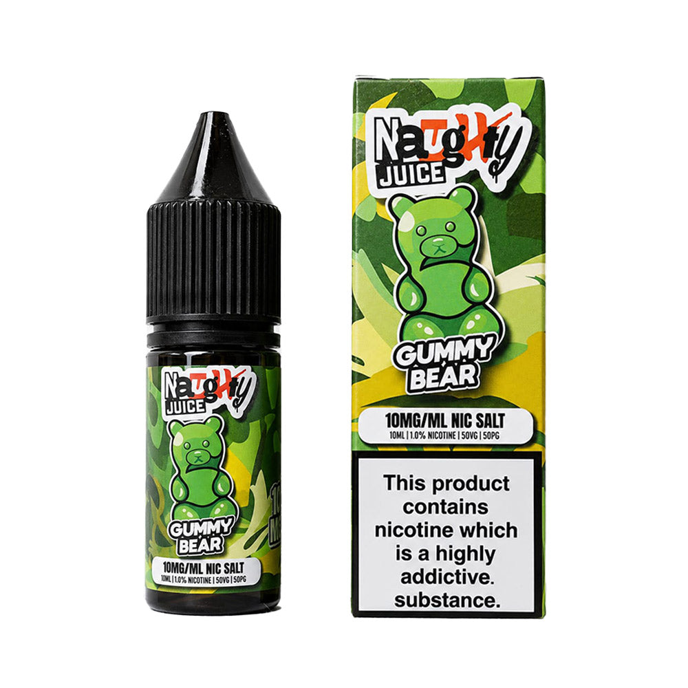 Gummy Bear Naughty Juice 10ml Nic Salt E Liquid
