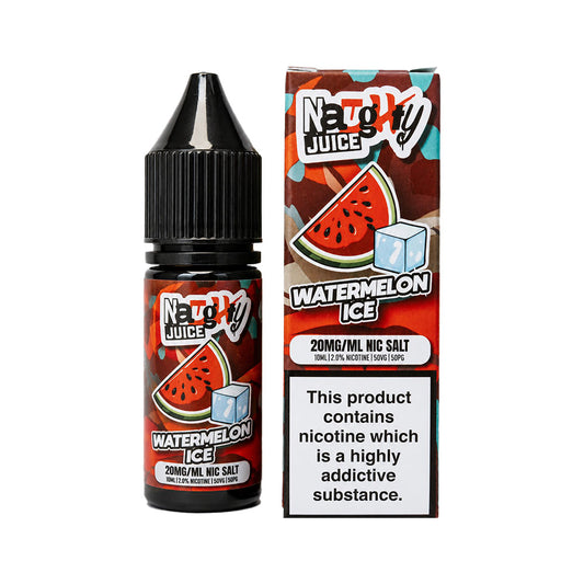 Watermelon Ice Naughty Juice 10ml Nic Salt E Liquid