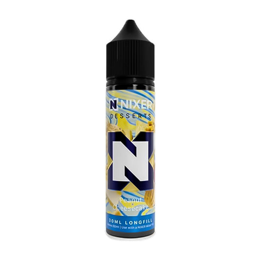 Peanut Cheesecake Nixer 60ml Longfill Concentrate Eliquid