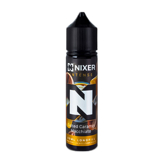 Salted Caramel Macchiato Nixer 60ml Longfill Concentrate Eliquid