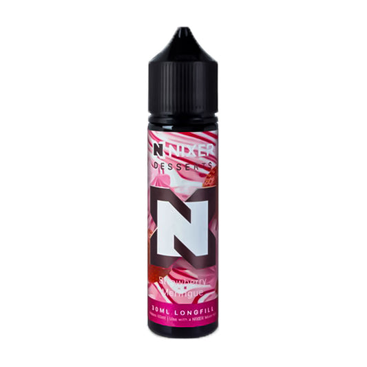 Strawberry Meringue Nixer 60ml Longfill Concentrate Eliquid