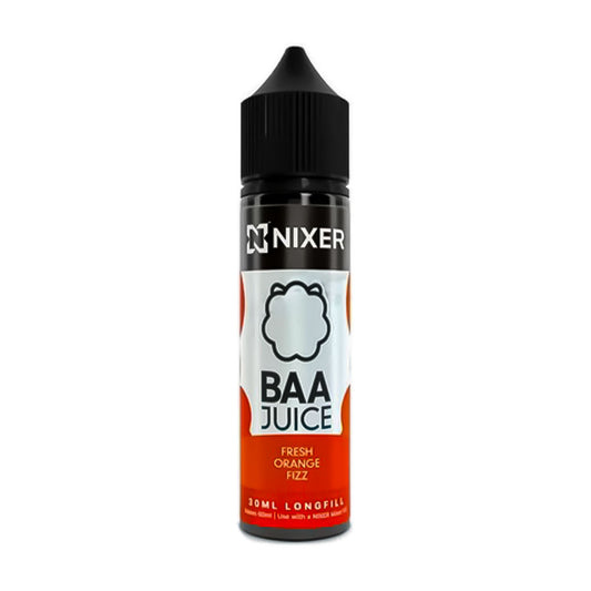 Orange Fizz Nixer x Baa Juice 60ml Longfill Concentrate Eliquid