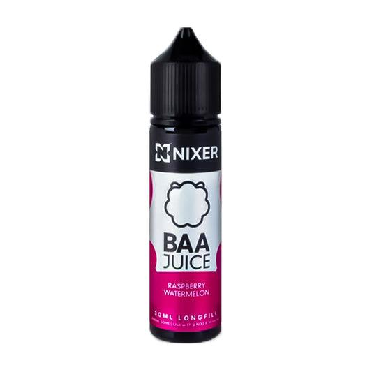 Raspberry Watermelon Nixer x Baa Juice 60ml Longfill Concentrate Eliquid