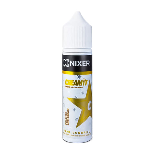 Peaches & Cream Nixer x Cream It 60ml Longfill Concentrate Eliquid