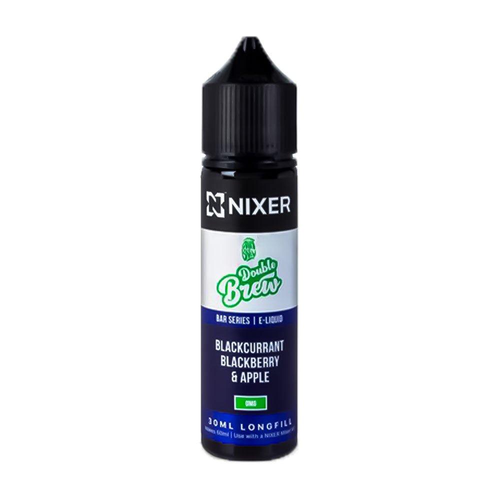 Blackcurrant, Blackberry & Apple Nixer x Double Brew 60ml Longfill Concentrate Eliquid