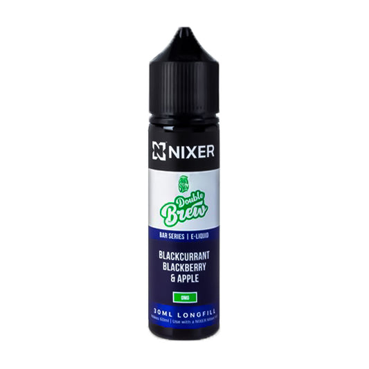 Blackcurrant, Blackberry & Apple Nixer x Double Brew 60ml Longfill Concentrate Eliquid