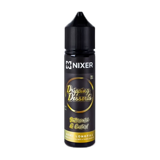 Butterscotch & Custard x Dripping Desserts Nixer 60ml Longfill Concentrate Eliquid