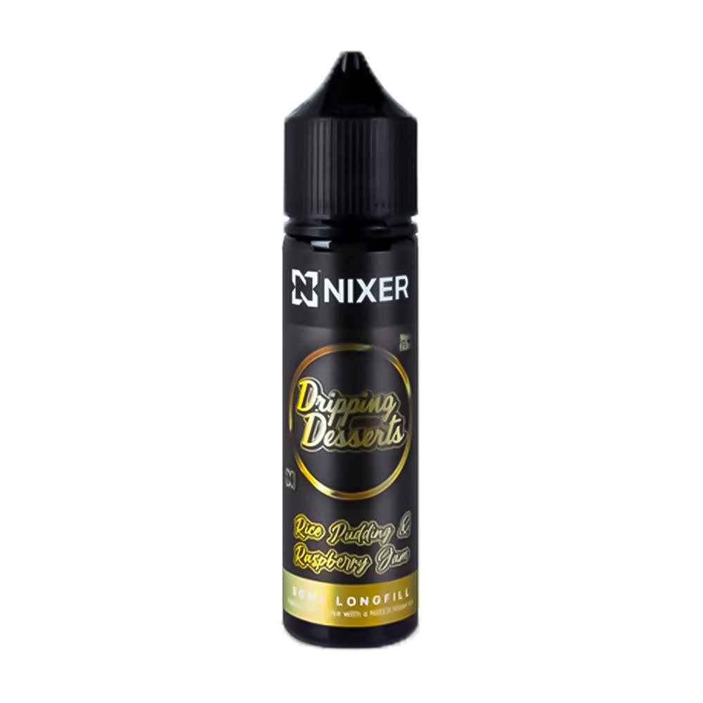 Rice Pudding & Raspberry Jam Nixer x Dripping Desserts 60ml Longfill Concentrate Eliquid