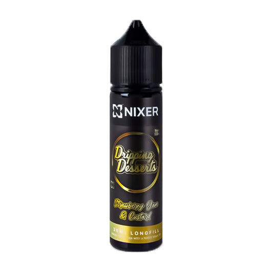 Strawberry Jam & Custard Nixer x Dripping Desserts 60ml Longfill Concentrate Eliquid