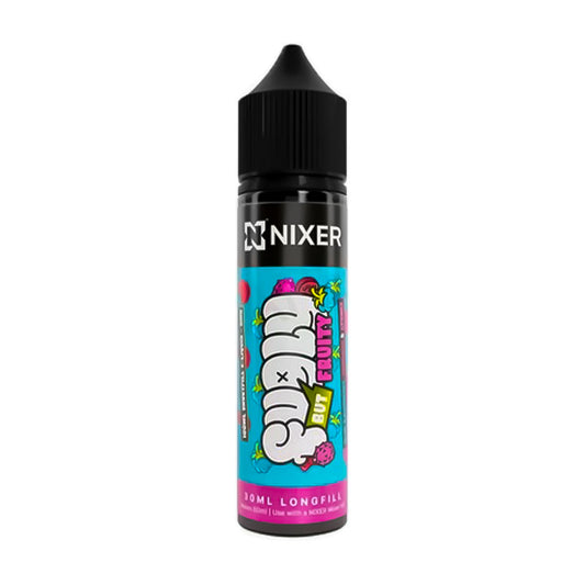 Blue Raspberry Rhubarb Lychee Nixer x Fugly But Fruity 60ml Longfill Concentrate Eliquid