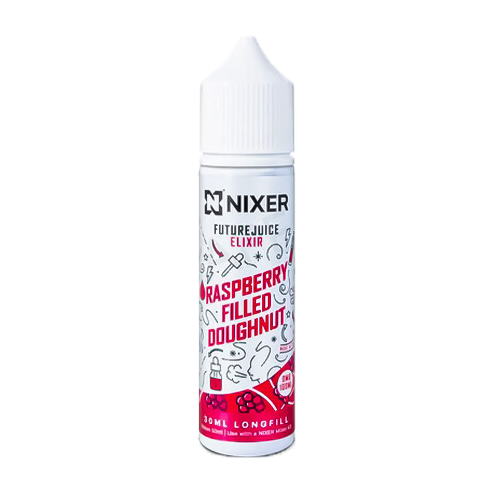 Raspberry Filled Doughnut Nixer x Future Juice Elixir 60ml Longfill Concentrate Eliquid