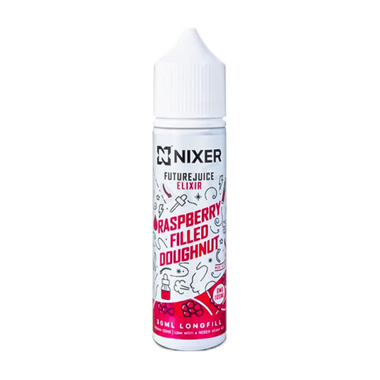 Raspberry Filled Doughnut Nixer x Future Juice Elixir 60ml Longfill Concentrate Eliquid