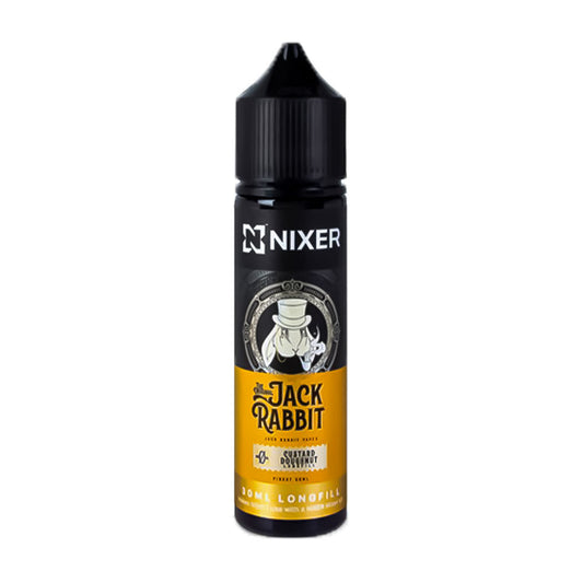 Custard Doughnut Nixer x Jack Rabbit 60ml Longfill Concentrate Eliquid