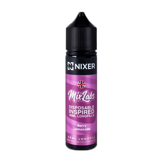 Berry Lemonade Nixer x Mix Labs 60ml Longfill Concentrate Eliquid