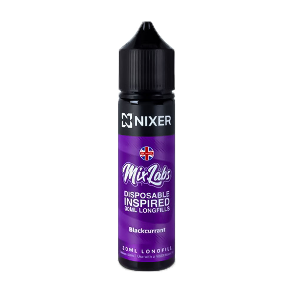 Blackcurrant Nixer x Mix Labs 60ml Longfill Concentrate Eliquid