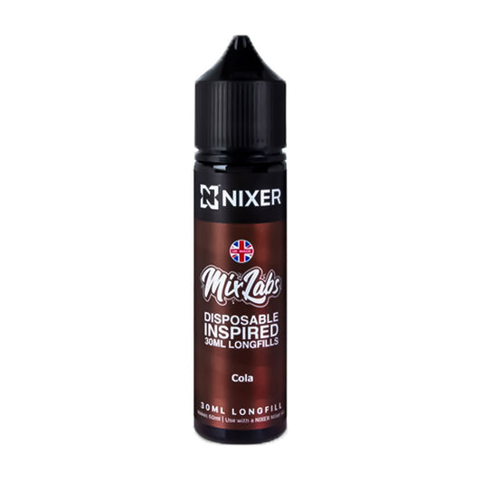 Cola Nixer x Mix Labs 60ml Longfill Concentrate Eliquid